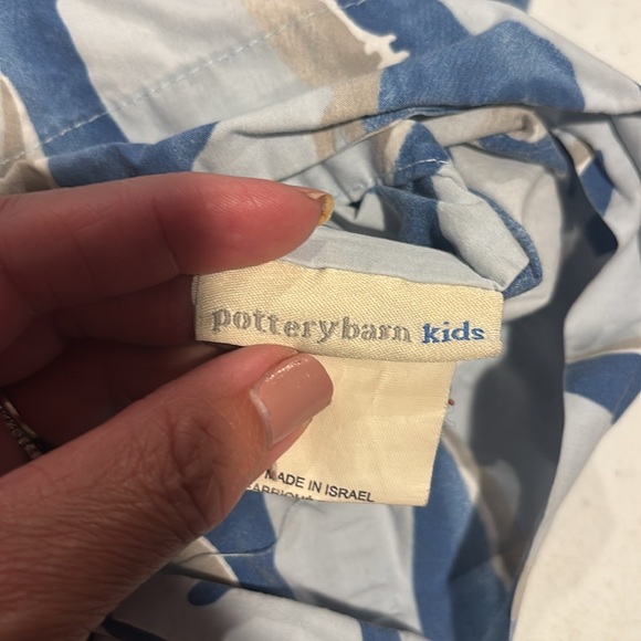 Pottery Barn Kids| Shark and Turtle standard pillow case. - Picture 3 of 3